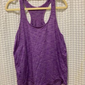 LULULEMON Racerback Heathered Purple Tank